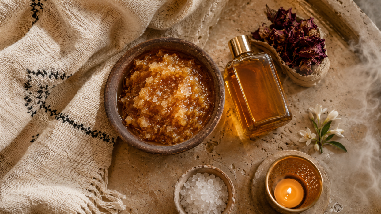 Rituel hammam à la maison : produits et étapes
